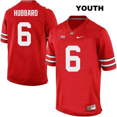 Youth NCAA Ohio State Buckeyes Sam Hubbard #6 College Stitched Authentic Nike Red Football Jersey CF20B25OB